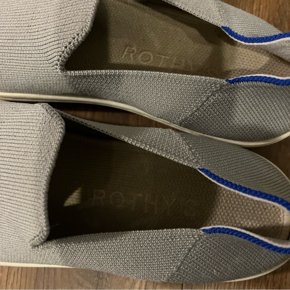Rothys The Sneaker Womens Size 8.5 Classic Gray Great Condition - Picture 8 of 8